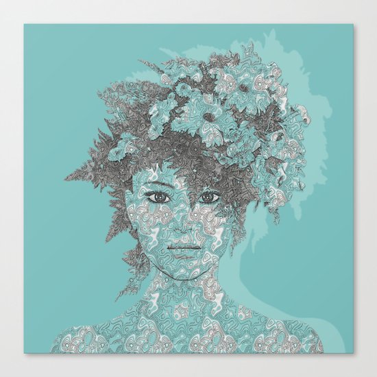 LOOK AT ME Canvas Print