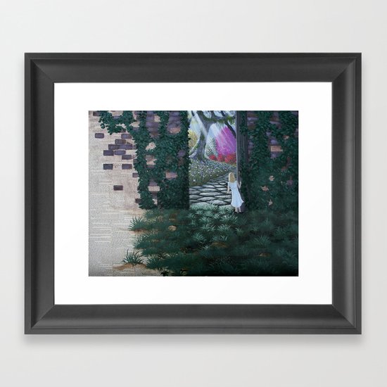 the secret garden Framed Art Print