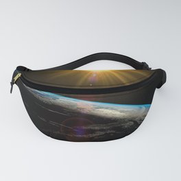 earth sun and moon Fanny Pack | Satelliteview, Lensflare, Planet Space, Technology, Sun, Orbiting, Glowing, Worldmap, Graphicdesign, Solarenergy 