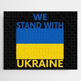 We Stand With Ukraine Jigsaw Puzzle