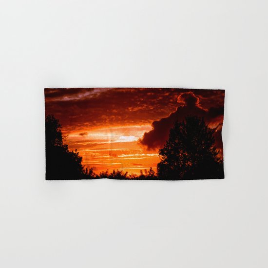 Fire In The Sky Hand & Bath Towel