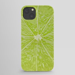 Slice of lime iPhone Case