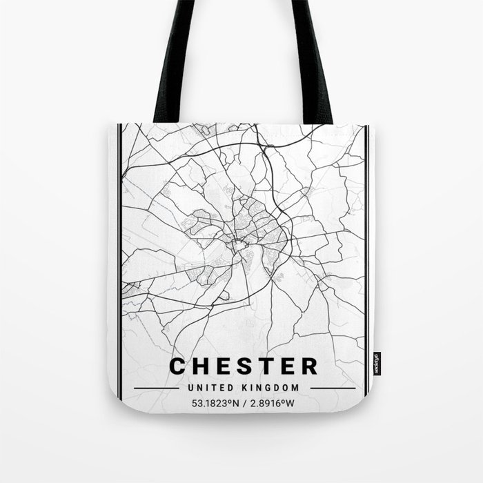 Chicago tourist map Tote Bag
