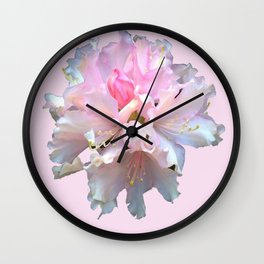 Rose Peony Wall Clock