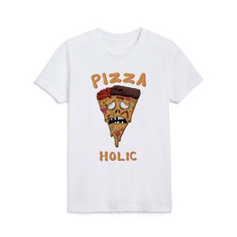 Pizzaholic Kids T Shirt