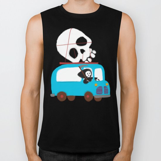 Death on wheels Biker Tank