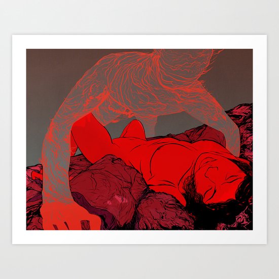 The Meat Market Art Print