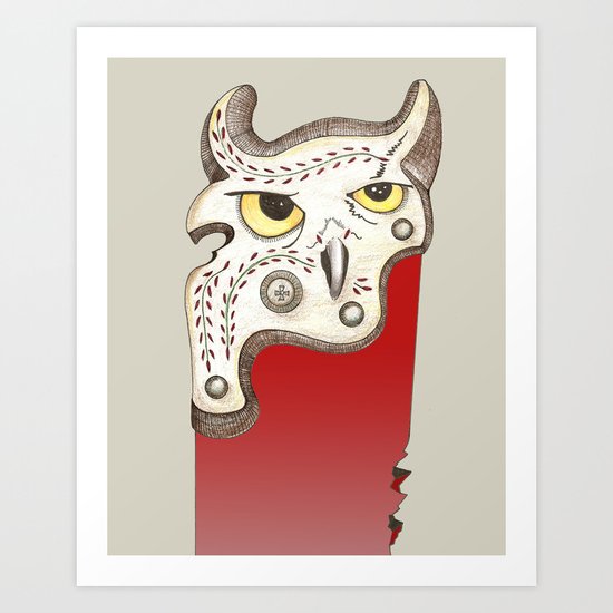 Five Art Print