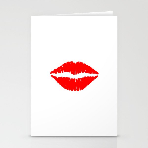 KISS LIPS COMIC Stationery Cards