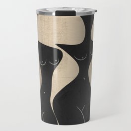 Modern Abstract Woman Body Vases 07 Travel Mug