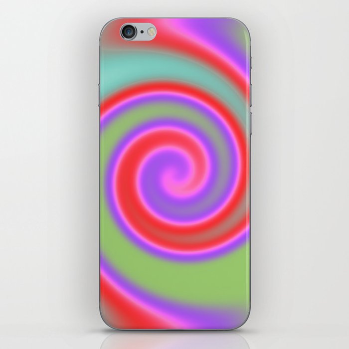 Colorful Twirl 03 iPhone Skin