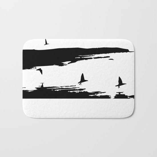 Let's fly away Bath Mat