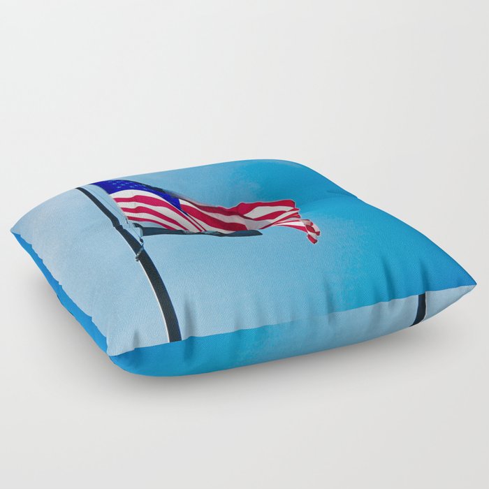Flag Flying Floor Pillow