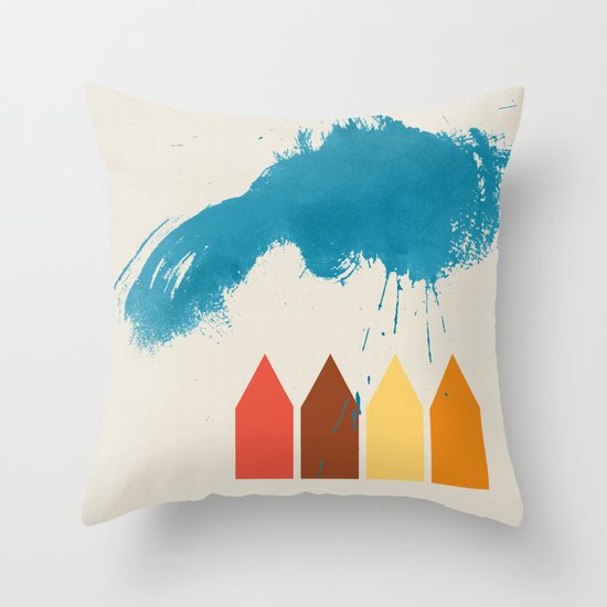 Beach Throw Pillow