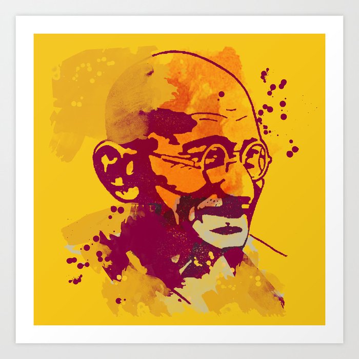 Gandhi Art Print