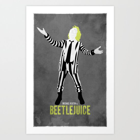 Beetlejuice Art Print