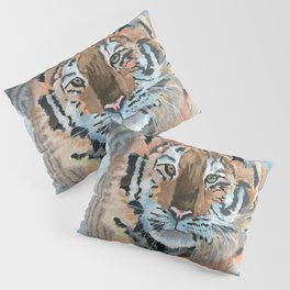 Snow tiger Pillow Sham