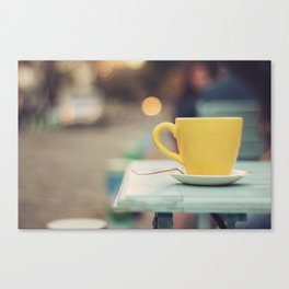 The yellow cup Canvas Print