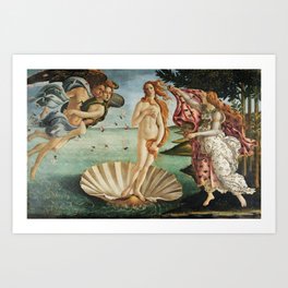 The Birth of Venus Painting by Sandro Botticelli Art Print