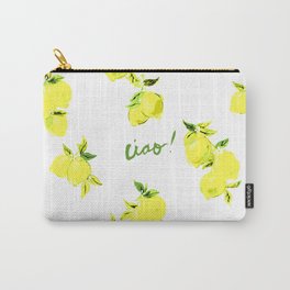 Ciao Lemon Print Carry-All Pouch