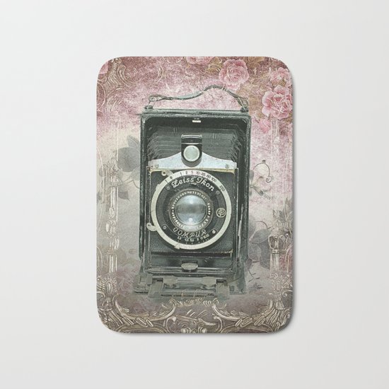 Lady Photographer Bath Mat