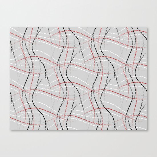 Stitches Abstract Canvas Print