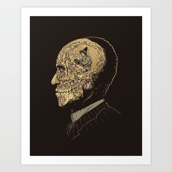 Why zombies want brains Art Print