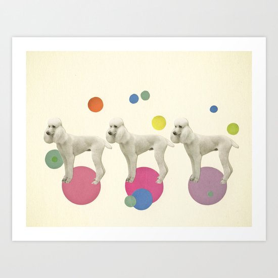 Oodles of Poodles Art Print