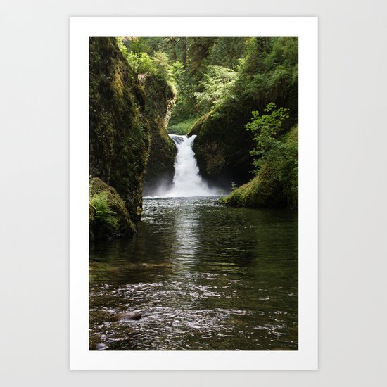 punchbowl falls. Art Print