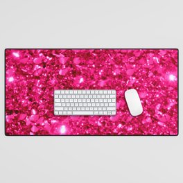SparklE Hot Pink Desk Mat