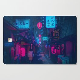Cyberpunk Glowing Night Cutting Board