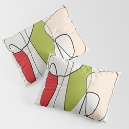 Abstract Line 17 Pillow Sham