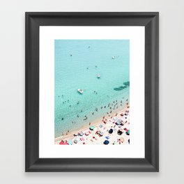 Beach Day Framed Art Print