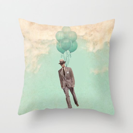 The light suit Throw Pillow