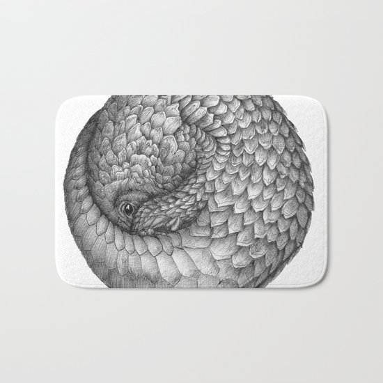 The Infinite Pangolin Bath Mat