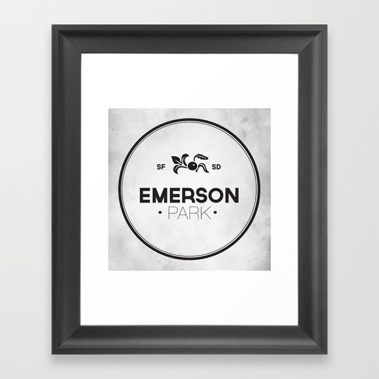Emerson Park Framed Art Print