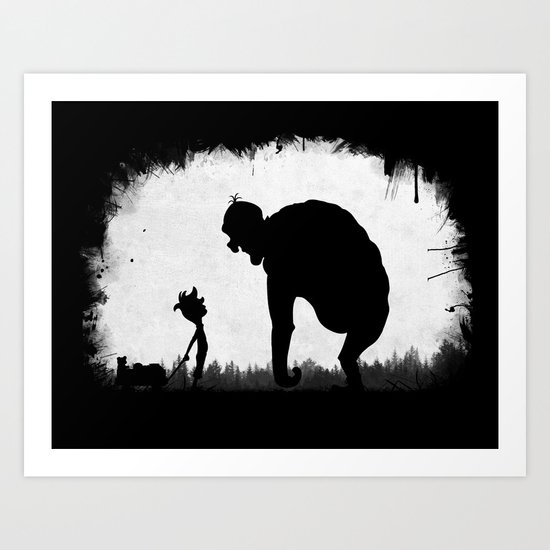 None Shall Pass Art Print