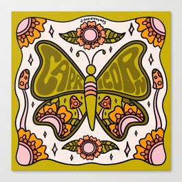 Capricorn Butterfly Canvas Print