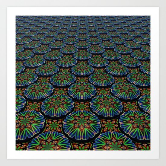 Kaleidoscope Pattern Art Print