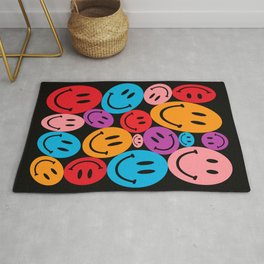 Warped Happiness Area & Throw Rug