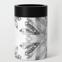 Diamond Crystals Watercolor Gemstones Can Cooler