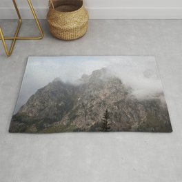 Mountains in a Cloud Rug | Weather, Storm, Wyoming, Blue, Lovely, Sky, Mountain, Beauty, Stone, Rough 
