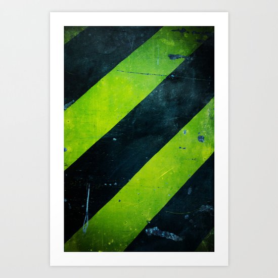 Warning! Art Print
