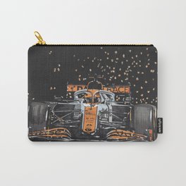 McLarenF1 Carry-All Pouch | Orange, Mclarenf1, Acrylic, Drawing, Colored Pencil, Oil, Formula1, Black, Norris, Pop Art 