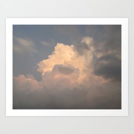 Cloud Monster Art Print