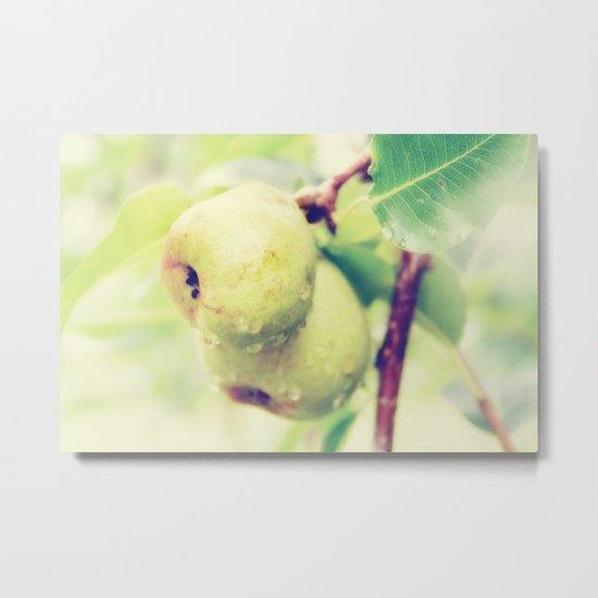 Juicy Snack Metal Print