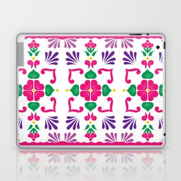 Pink 2, Framed Talavera Flower Laptop Skin