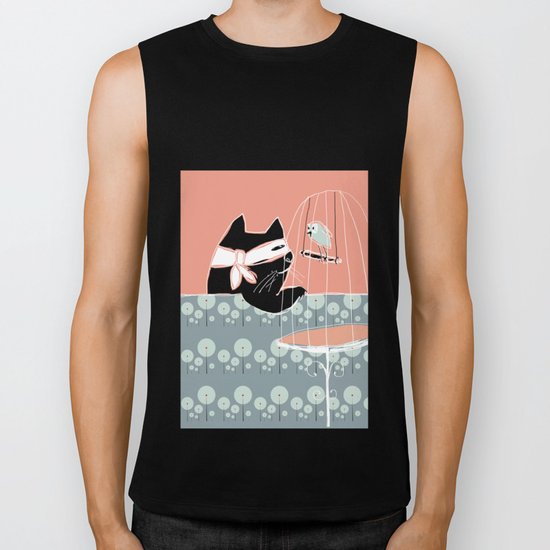 Kitty Bandit Biker Tank
