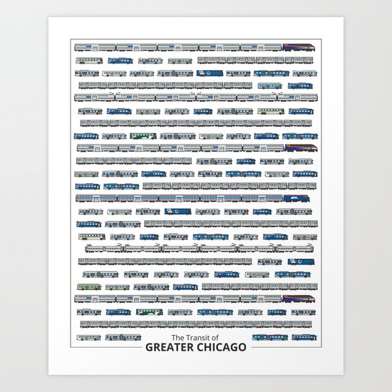 The Transit of Greater Chicago Art Print