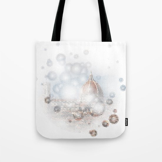 rain drops on Florence Tote Bag